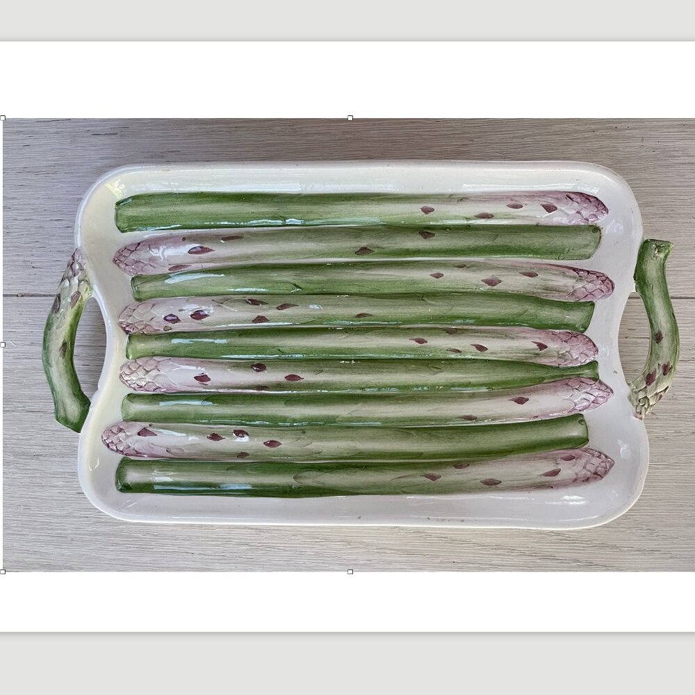 Vintage Asparagus Platter